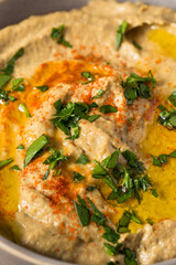 Homemade Eggplant Babaganoush Dip