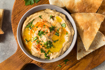 Homemade Eggplant Babaganoush Dip