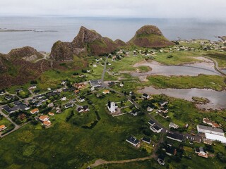 Views from Væroy in the Lofoten Islands in Norway