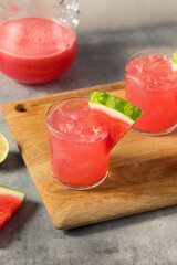 Cold Refreshing Watermelon Agua Fresca