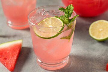 Boozy Refreshing Tequila Watermelon Agua Fresca Cocktail