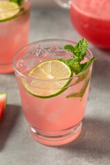 Boozy Refreshing Tequila Watermelon Agua Fresca Cocktail