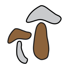 Autumn, food, harvest, mushroom icon
