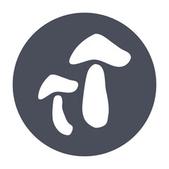 boletus mushroom hand drawn in doodle style