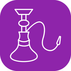 Unique Hookah Vector Icon