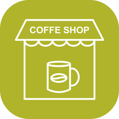 Coffee Shop Vector Icon