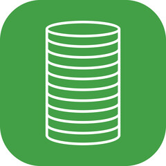 Stack of Coins Vector Icon