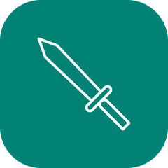 Unique Sword Vector Icon