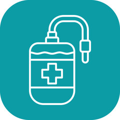 Obraz premium Blood Bag Icon