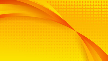 Modern orange and yellow gradient abstract background. Design for poster, template on web, backdrop, banner, brochure, website, flyer, landing page, presentation, certificate, and webinar