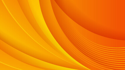 Modern orange and yellow gradient abstract background. Design for poster, template on web, backdrop, banner, brochure, website, flyer, landing page, presentation, certificate, and webinar