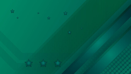 Modern dark green abstract geometric background wallpaper design. Design for poster, template on web, backdrop, banner, brochure, website, flyer, landing page, presentation, certificate, and webinar