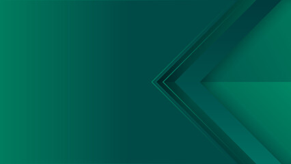Modern dark green abstract geometric background wallpaper design. Design for poster, template on web, backdrop, banner, brochure, website, flyer, landing page, presentation, certificate, and webinar