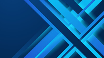 Modern simple shape blue design background