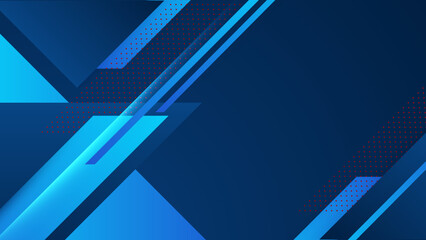 Modern simple shape blue design background