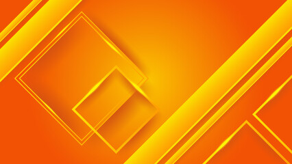 Modern orange and yellow gradient abstract background. Design for poster, template on web, backdrop, banner, brochure, website, flyer, landing page, presentation, certificate, and webinar