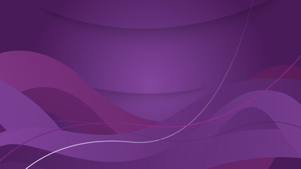 Modern purple gradient dynamic lines background. Design for poster, template on web, backdrop, banner, brochure, website, flyer, landing page, presentation, certificate, and webinar