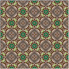 Seamless vector pattern. Background texture in geometric ornamental style.Repeat background.