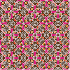 Seamless vector pattern. Background texture in geometric ornamental style.Repeat background.