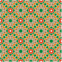 Seamless vector pattern. Background texture in geometric ornamental style.Repeat background.