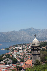 Lady of health church at the walls of Old city of Kotor, Montenegro