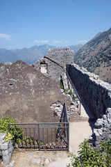 A view at Kotor City walls, Montenegro