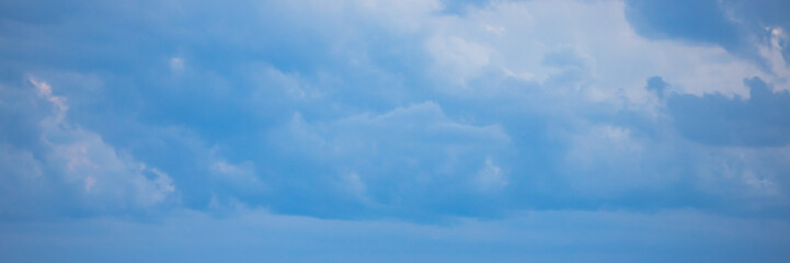 sky blue background, summer cloud in cloudy weather, atmosphere landscape