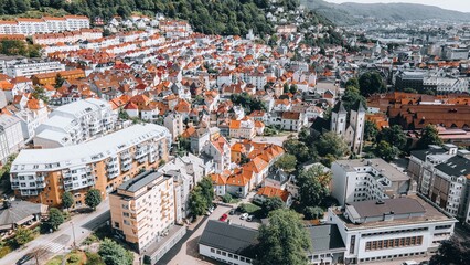 Fototapeta premium Views from around Bergen in Western Norway