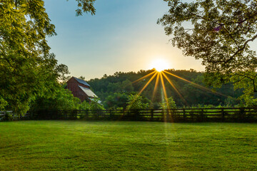 Tennessee Barn Sunrise