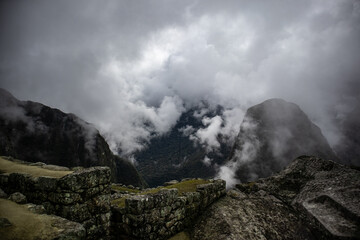 clouds over mountain