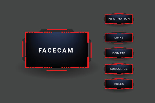Twitch banner collection for live stream template