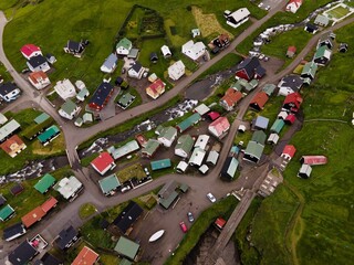 The Village of Gjogv in the Faroe Islands