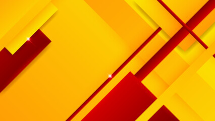Fototapeta na wymiar Abstract red and yellow background. Design for poster, template on web, backdrop, banner, brochure, website, flyer, landing page, presentation, certificate, and webinar