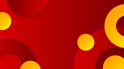 Abstract red and yellow background. Design for poster, template on web, backdrop, banner, brochure, website, flyer, landing page, presentation, certificate, and webinar