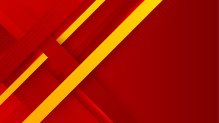 Abstract red and yellow background. Design for poster, template on web, backdrop, banner, brochure, website, flyer, landing page, presentation, certificate, and webinar