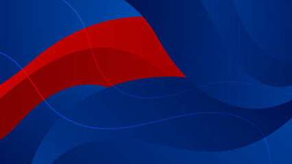 Abstract blue and red background