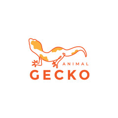 abstract gecko logo design colorful - obrazy, fototapety, plakaty