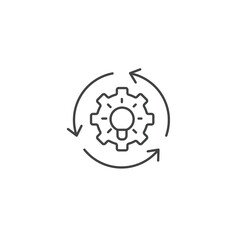 implementation icons  symbol vector elements for infographic web