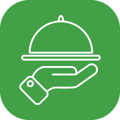 Fototapeta premium Waiter Icon