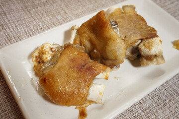 Japanese Food, Pork or Pig's Pettitoes - 日本料理 豚足