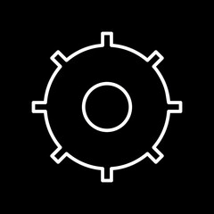 Unique Settings Vector Icon