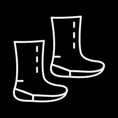 Unique Boots Vector Icon