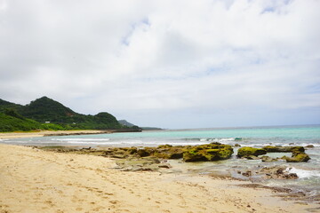Heart Rock in Amami Oshima Island located on the Pacific Ocean side of Amami, Kagoshima, Japan - 日本 鹿児島 奄美大島 ハートロック
