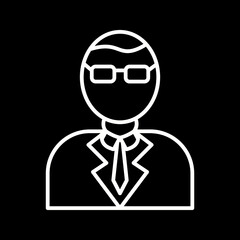 Casino Manager Vector Icon