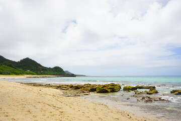 Heart Rock in Amami Oshima Island located on the Pacific Ocean side of Amami, Kagoshima, Japan - 日本 鹿児島 奄美大島 ハートロック
