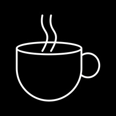 Hot Coffee Vector Icon