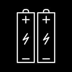 Batteries Vector Icon