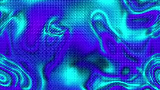 Abstract multicolored screen with futuristic blurry fluidity waves, abstract motion background, futuristic design, fluorescent light, liquidity technological background, 4k animation, loop stock video