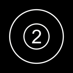 Pool Ball Vector Icon