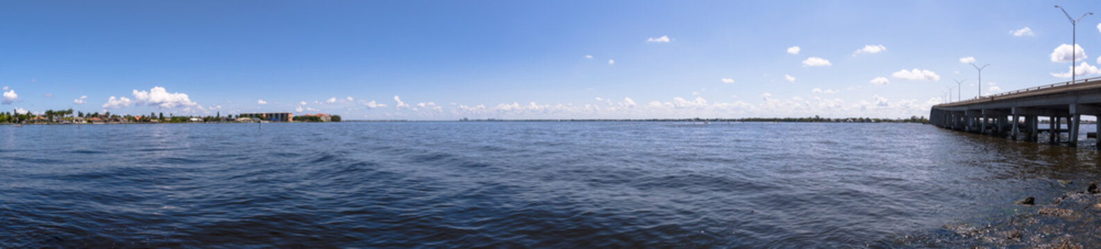 Panoramic View Of Cape Coral, Florida From Bernice Braden Park